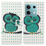 EIDERWOOD Xiaomi Redmi Note 13 (5G) Artificial Leather Flip Case w. Wallet & Stand Function - Sleeping Owl