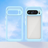 EIDERWOOD Google Pixel 9 / Pixel 9 Pro Hybrid Plastic Case - Transparent / Light Blue