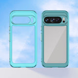 EIDERWOOD Google Pixel 9 / Pixel 9 Pro Hybrid Plastic Case - Transparent / Blue