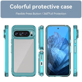 EIDERWOOD Google Pixel 9 / Pixel 9 Pro Hybrid Plastic Case - Transparent / Blue