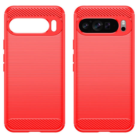 EIDERWOOD Google Pixel 9 Pro XL Brushed Carbon Case - Red