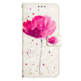 EIDERWOOD Motorola Moto G Play (2024) Artificial Leather Flip Case with Strap & Purse - Flower