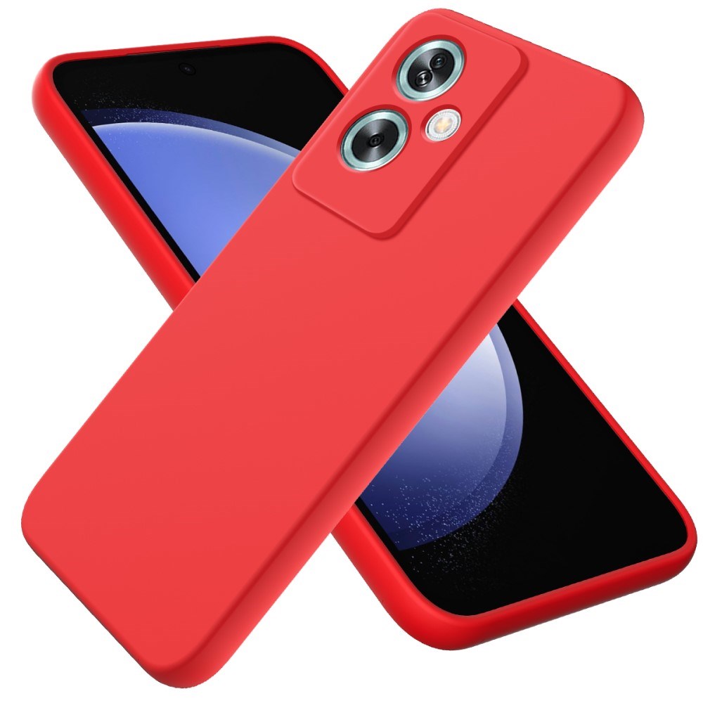 EIDERWOOD OnePlus Nord N30 SE (5G) Liquid Silicone Case w. Strap - Red