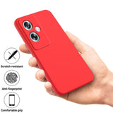 EIDERWOOD OnePlus Nord N30 SE (5G) Liquid Silicone Case w. Strap - Red