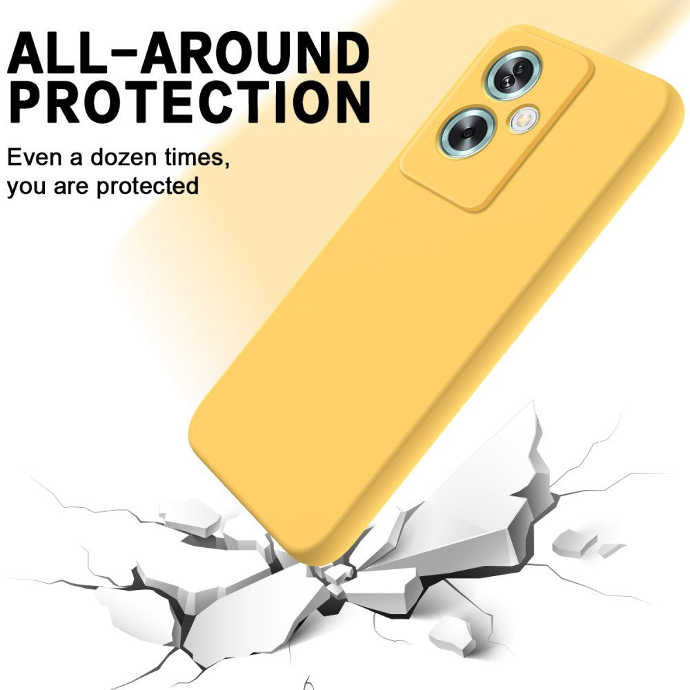 EIDERWOOD OnePlus Nord N30 SE (5G) Liquid Silicone Case w. Strap - Yellow