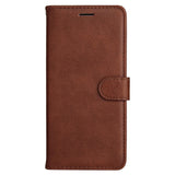 EIDERWOOD Google Pixel 9 Pro XL Leather Flip Case with Wallet and Strap - Brown