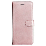 EIDERWOOD Google Pixel 9 Pro XL Leather Flip Case with Wallet and Strap - Rose Gold