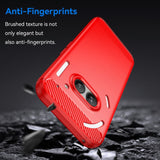 EIDERWOOD Nothing Phone (2a) / (2a) Plus Brushed Carbon Case - Red