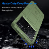 EIDERWOOD Xiaomi Poco X6 Pro Rugged Shield Series Tough Case - Green