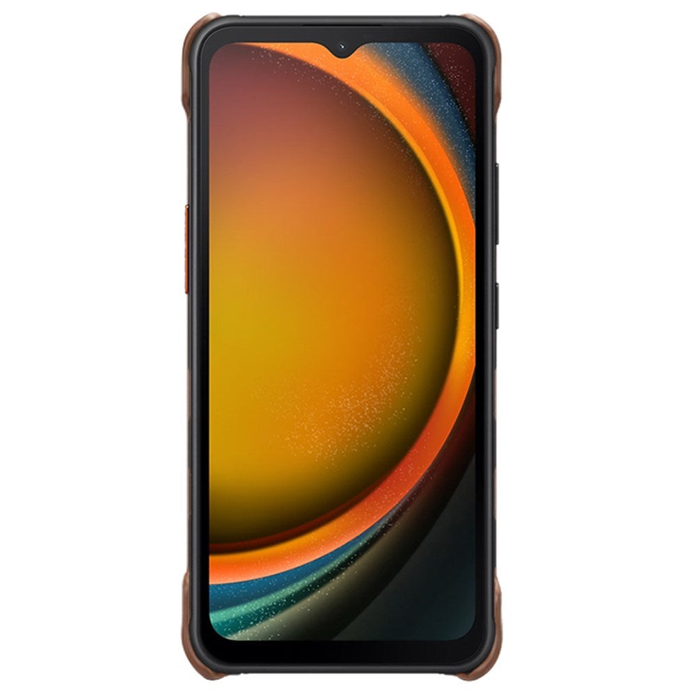 EIDERWOOD Samsung Galaxy Xcover 7 Faux Leather Case with Built-in Cardholder - Brown