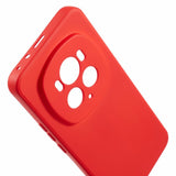 EIDERWOOD Honor Magic6 Pro 5G Case – Flexible Plastic Cover with Fiber Lining and Precise Lens Cutout - Red