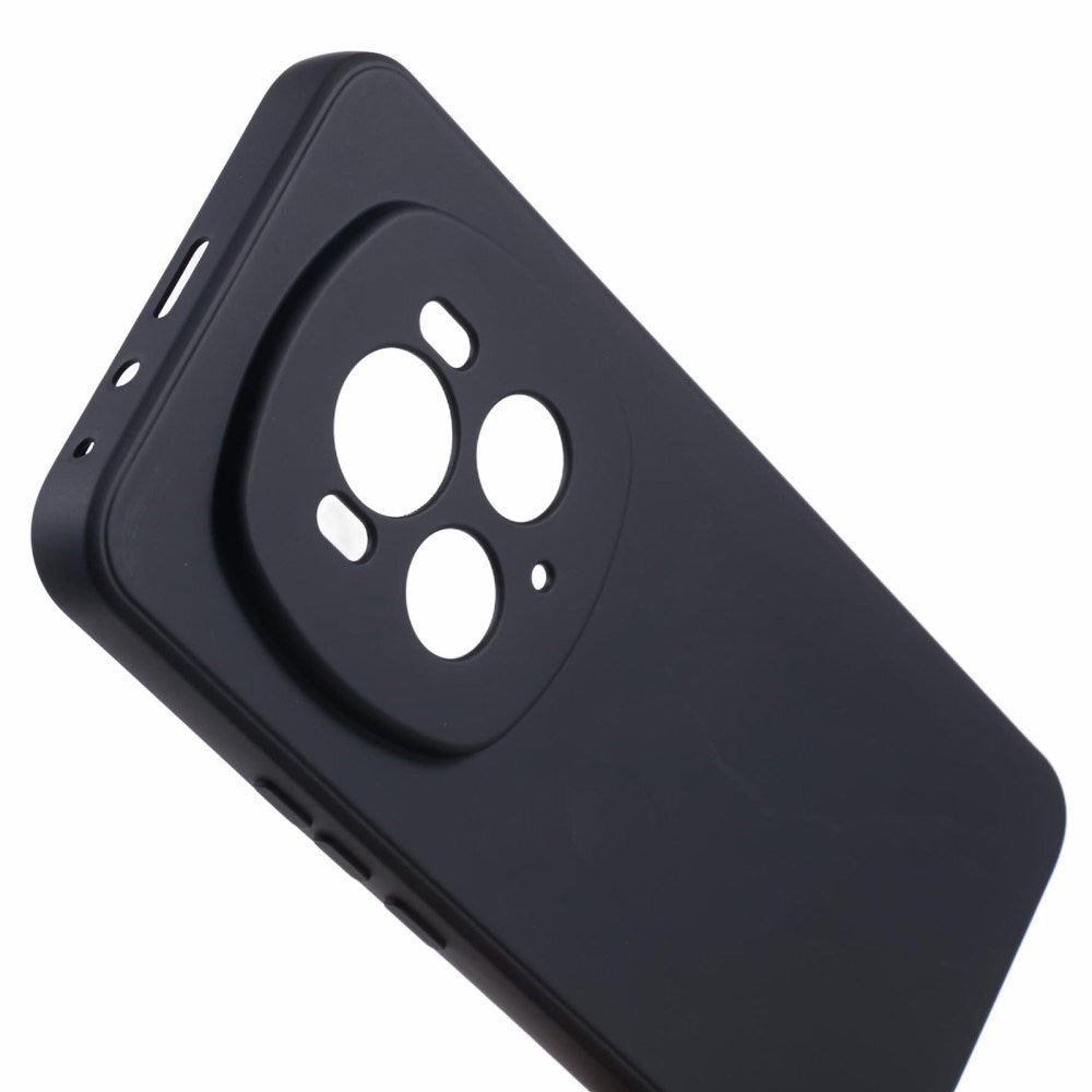 EIDERWOOD Honor Magic6 Pro 5G Case – Flexible Plastic Cover with Fiber Lining and Precise Lens Cutout - Black