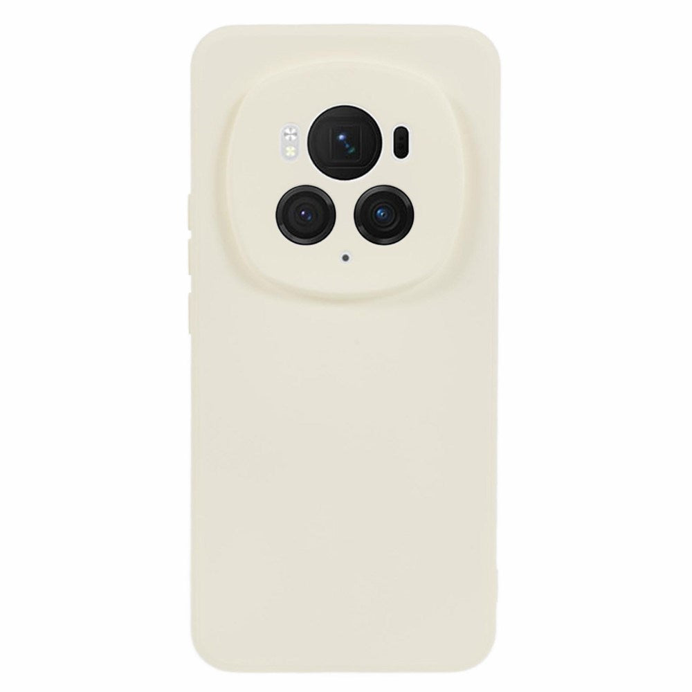 EIDERWOOD Honor Magic6 Pro 5G Case – Flexible Plastic Cover with Fiber Lining and Precise Lens Cutout - White