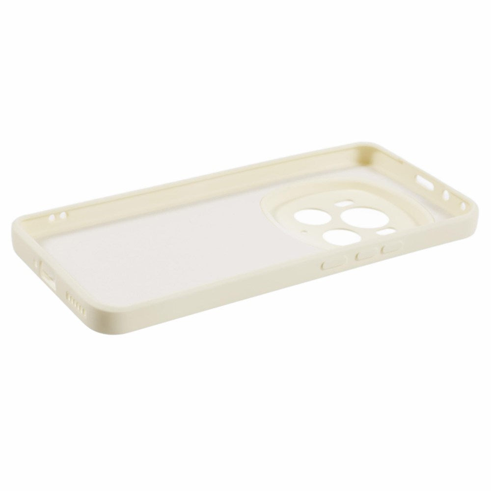 EIDERWOOD Honor Magic6 Pro 5G Case – Flexible Plastic Cover with Fiber Lining and Precise Lens Cutout - White