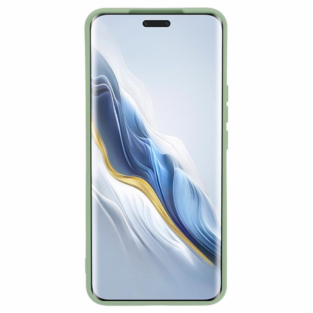 EIDERWOOD Honor Magic6 Pro 5G Case – Flexible Plastic Cover with Fiber Lining and Precise Lens Cutout - Light Green