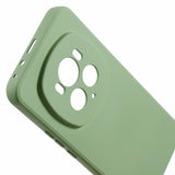 EIDERWOOD Honor Magic6 Pro 5G Case – Flexible Plastic Cover with Fiber Lining and Precise Lens Cutout - Light Green