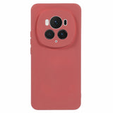 EIDERWOOD Honor Magic6 Pro 5G Case – Flexible Plastic Cover with Fiber Lining and Precise Lens Cutout - Dark Red