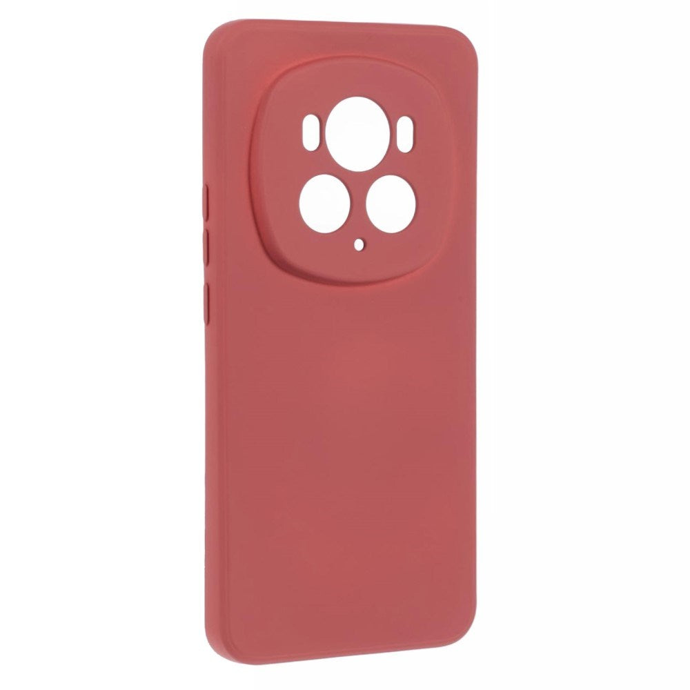 EIDERWOOD Honor Magic6 Pro 5G Case – Flexible Plastic Cover with Fiber Lining and Precise Lens Cutout - Dark Red