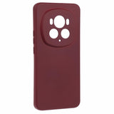 EIDERWOOD Honor Magic6 Pro 5G Case – Flexible Plastic Cover with Fiber Lining and Precise Lens Cutout - Wine Red