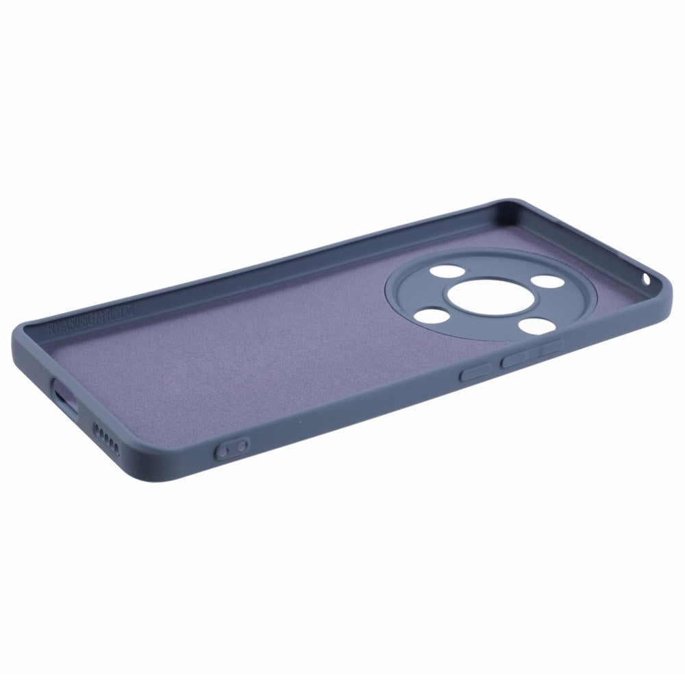 EIDERWOOD Honor Magic6 Lite 5G Case – Flexible Plastic Cover with Fiber Lining and Precise Lens Cutout - Blue