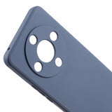 EIDERWOOD Honor Magic6 Lite 5G Case – Flexible Plastic Cover with Fiber Lining and Precise Lens Cutout - Blue