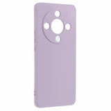 EIDERWOOD Honor Magic6 Lite 5G Case – Flexible Plastic Cover with Fiber Lining and Precise Lens Cutout - Purple