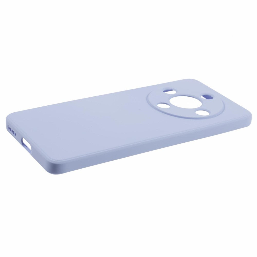 EIDERWOOD Honor Magic6 Lite 5G Case – Flexible Plastic Cover with Fiber Lining and Precise Lens Cutout - Light Blue