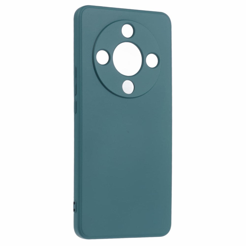 EIDERWOOD Honor Magic6 Lite 5G Case – Flexible Plastic Cover with Fiber Lining and Precise Lens Cutout - Dark Green