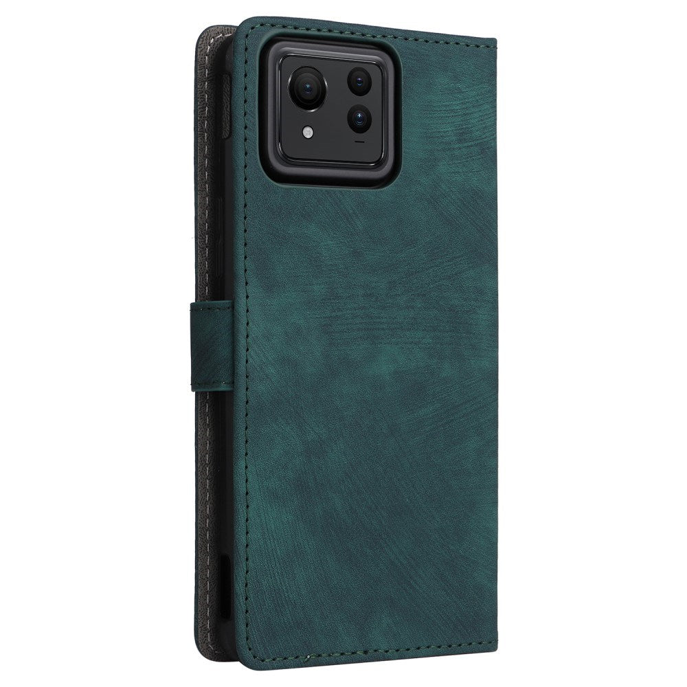 EIDERWOOD Asus Zenfone 11 Ultra Leather Case with Wallet and Strap - Green