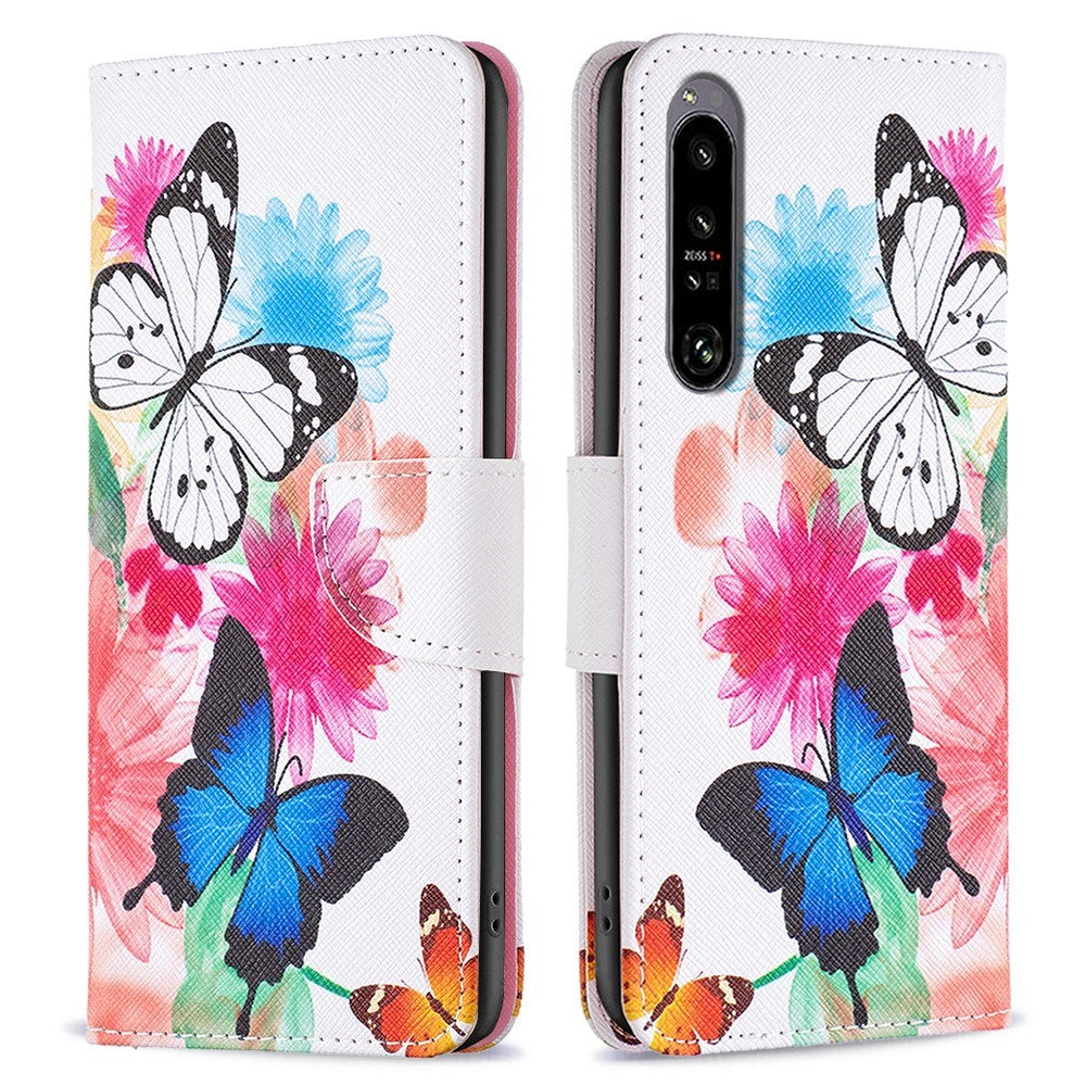 EIDERWOOD Sony Xperia 1 VI Leather Wallet Case & Print - Two Butterflies