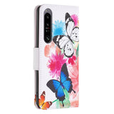 EIDERWOOD Sony Xperia 1 VI Leather Wallet Case & Print - Two Butterflies