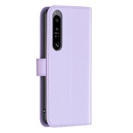 EIDERWOOD Sony Xperia 1 VI Faux Leather Flip Cover with Stand Function & Card Holder - Lavender