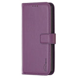 EIDERWOOD Sony Xperia 1 VI Faux Leather Flip Cover with Stand Function & Card Holder - Dark Purple