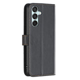 EIDERWOOD Samsung Galaxy M15 (5G) Faux Leather Flip Cover with Stand Function & Card Holder - Black