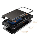 EIDERWOOD Samsung Galaxy S23 FE Tough Case with Card Holder - White