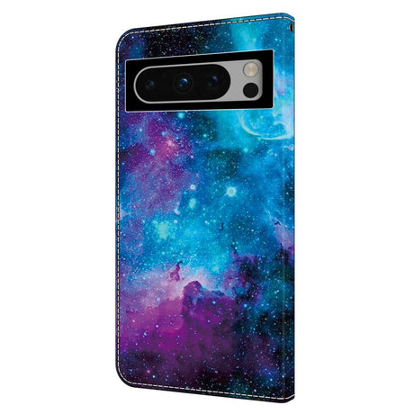 EIDERWOOD Google Pixel 9 Pro XL Leather Case w. Wallet & Kickstand - Starry Sky