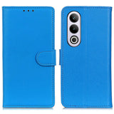 EIDERWOOD OnePlus Nord CE4 (5G) Litchi Leather Wallet Case - Blue