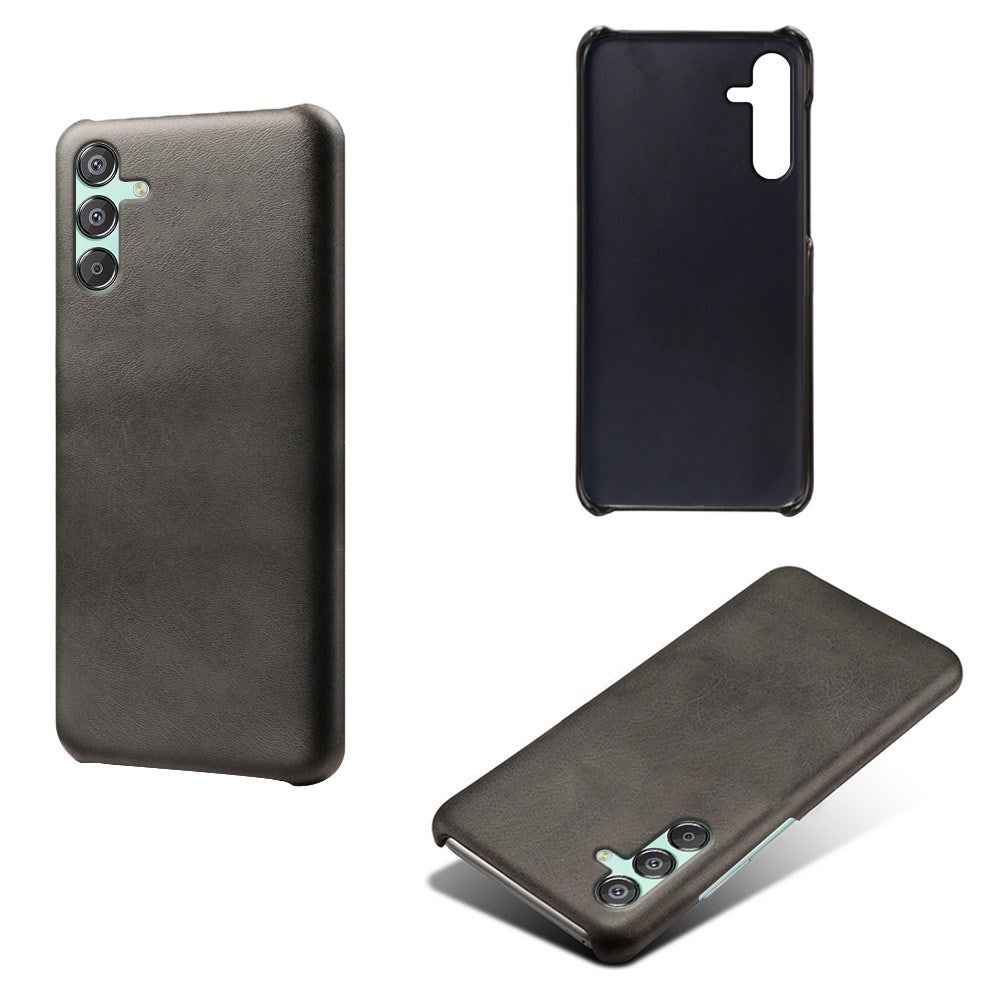 EIDERWOOD Samsung Galaxy M15 (5G) Vegan Leather Case - Black