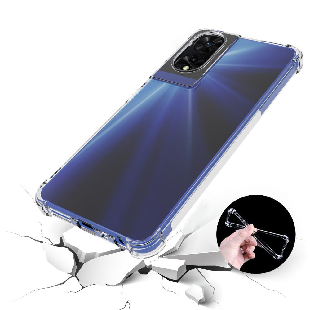 EIDERWOOD TCL 505 Case with Reinforced Corners - Flexible Plastic - Transparent