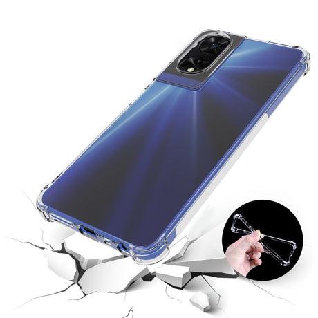 EIDERWOOD TCL 505 Case with Reinforced Corners - Flexible Plastic - Transparent