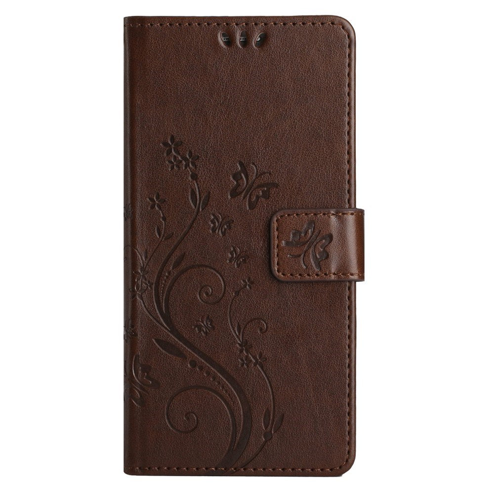 EIDERWOOD Google Pixel 9 / 9 Pro Butterflies Leather Wallet Case - Brown