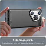 EIDERWOOD Huawei Pura 70 Pro / 70 Pro+ (Plus) Brushed Carbon Case - Black