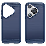 EIDERWOOD Huawei Pura 70 Pro / 70 Pro+ (Plus) Brushed Carbon Case - Blue