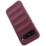 EIDERWOODGoogle Pixel 9 Pro XL Flexible Plastic Case - Wine Red