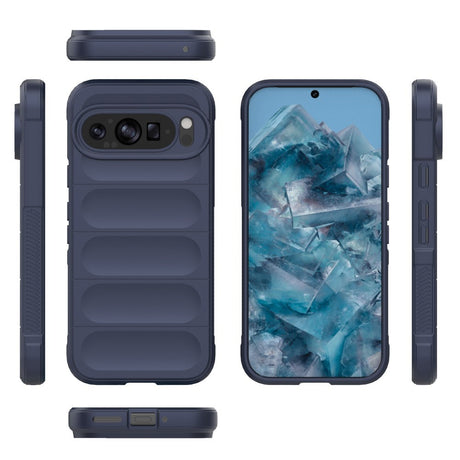 EIDERWOOD Google Pixel 9 Pro Flexible Plastic Case - Dark Blue