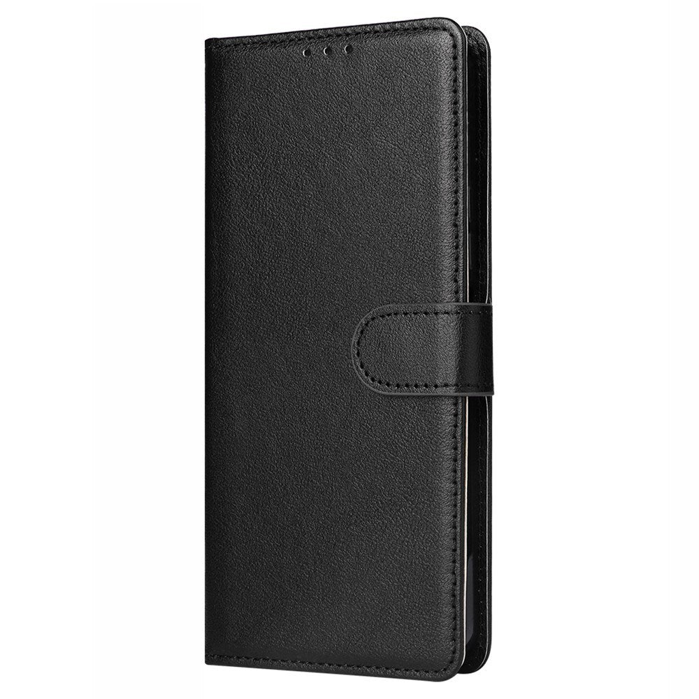 EIDERWOOD iPhone 14 Pro Max Faux Leather Flip Case with Strap - Black