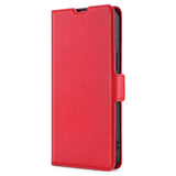 EIDERWOOD Huawei Pura 70 Ultra Flip Case in Faux Leather with Card Holder & Stand Function - Red