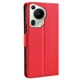 EIDERWOOD Huawei Pura 70 Ultra Flip Case in Faux Leather with Card Holder & Stand Function - Red
