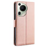 EIDERWOOD Huawei Pura 70 Ultra Flip Case in Faux Leather with Card Holder & Stand Function - Rose Gold