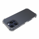 EIDERWOOD iPhone 16 Pro Flexible Plastic Back Cover with Strong Corners - Transparent